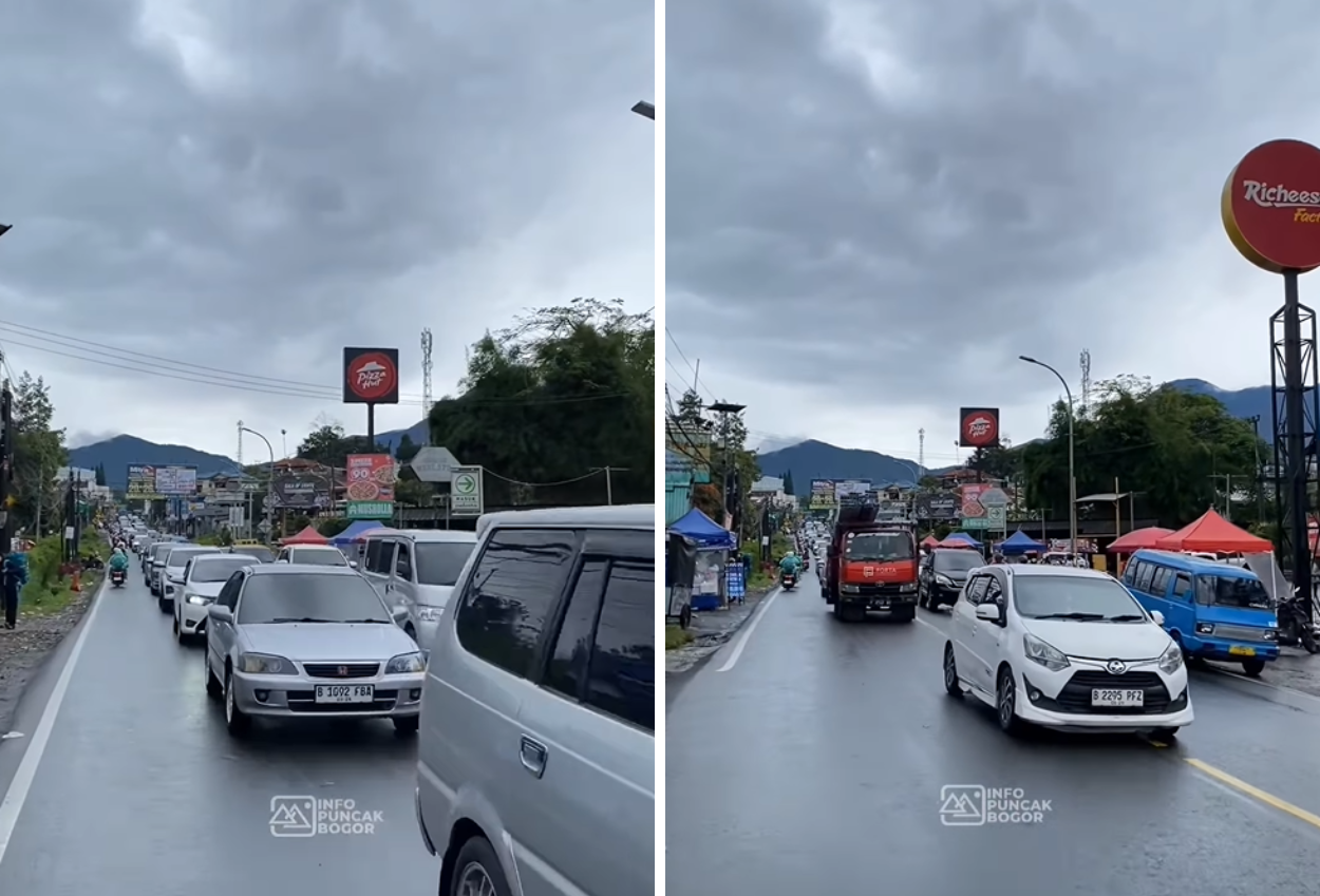 Jadwal one way puncak bogor saat libur isra miraj 2026
