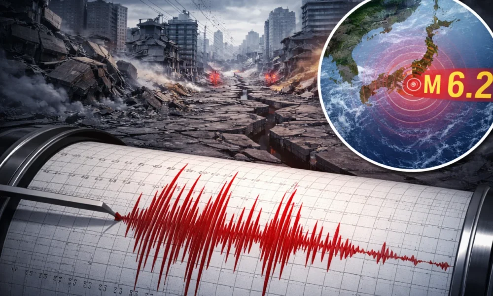 Jepang diguncang gempa m 6,2, tak berpotensi tsunami
