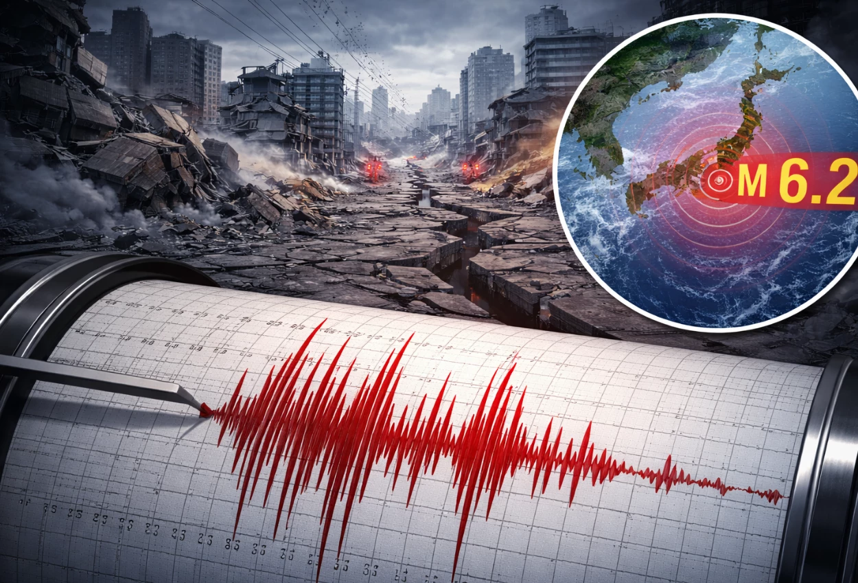 Jepang diguncang gempa m 6,2, tak berpotensi tsunami