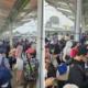 Krl maja tigaraksa lumpuh pagi ini, penumpang membludak di stasiun sudimara