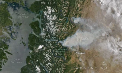 Kebakaran hanguskan ribuan hektare hutan di patagonia argentina