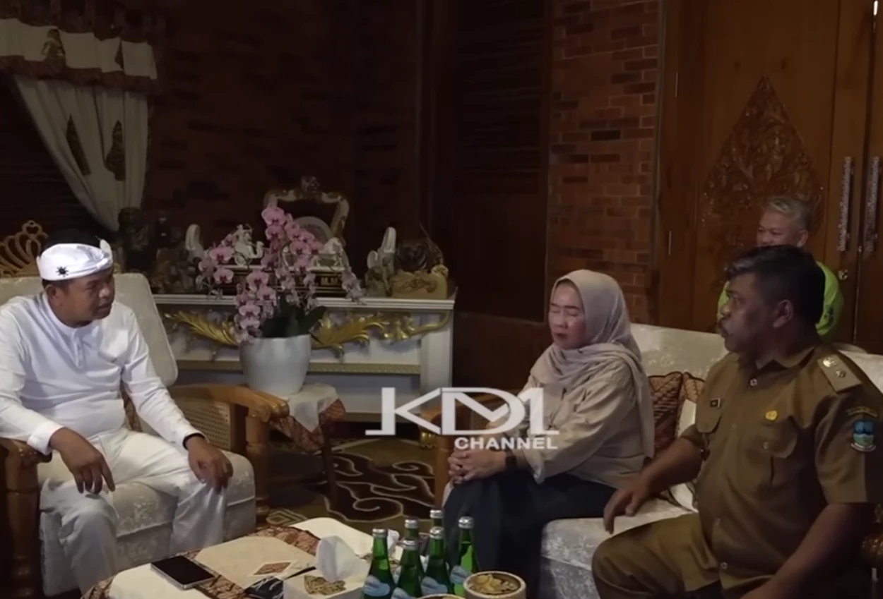 Keluarga kepala desa di garut temui dedi mulyadi, akui marah karena dituding korupsi