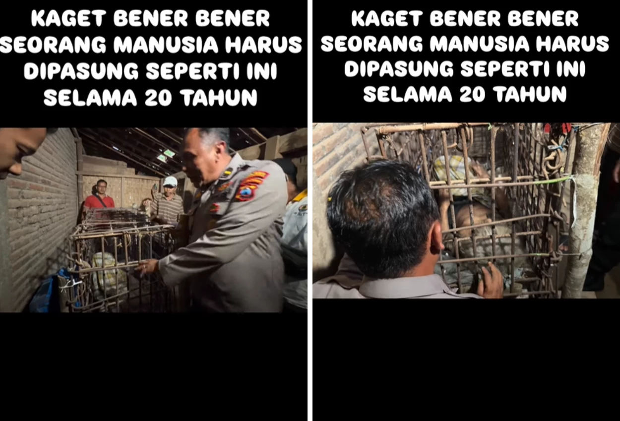 Lansia Diduga ODGJ di Ponorogo Dikurung bak Hewan di Kandang Besi Selama 20 Tahun