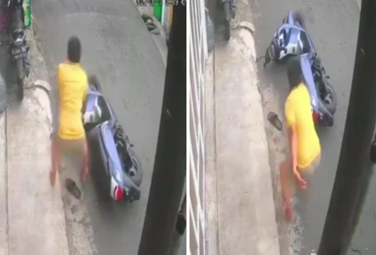 Maling motor tembak warga pakai senpi di palmerah, korban dilarikan ke rumah sakit