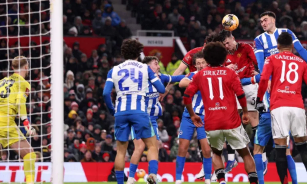 Man utd vs brighton 1 2 red devil tersingkir dari piala fa