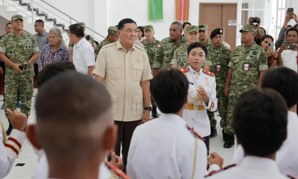 Menhan tinjau pendidikan militer di perbatasan indonesia timor leste, ada apa