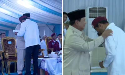 Momen gus ipul menangis di pelukan prabowo saat luncurkan sekolah rakyat