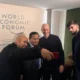 Momen prabowo foto bareng zidane di world economic forum