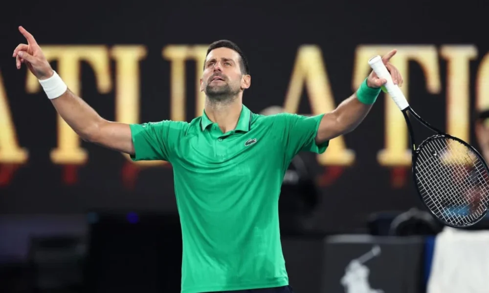 Novak djokovic mulus melaju ke semifinal usai lorenzo musetti mundur karena cedera