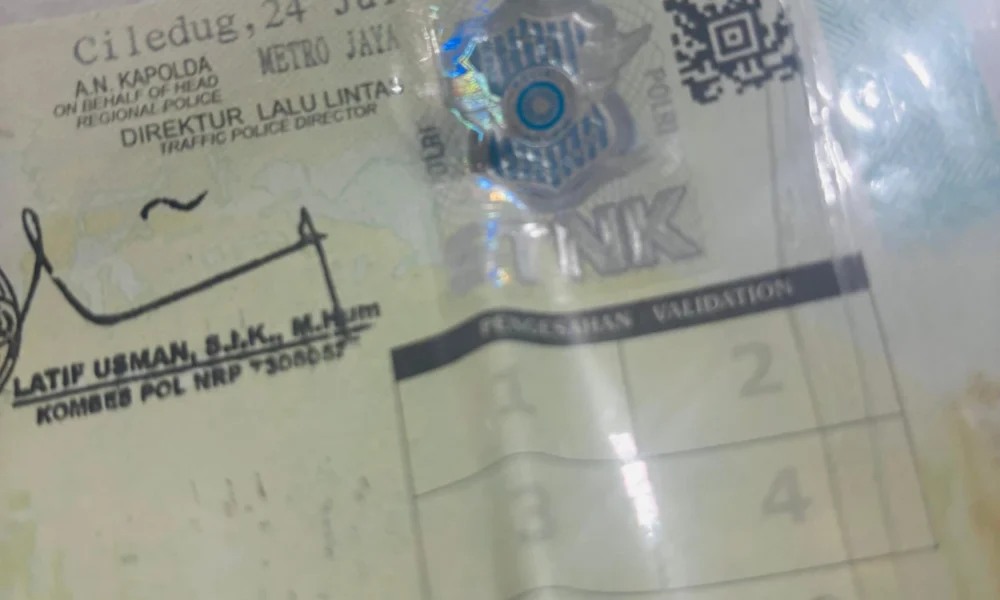Pajak stnk kini bisa dibayar online, bukti dokumen bisa cetak sendiri (2)