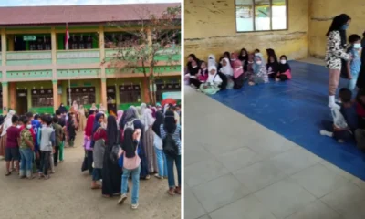 Pelajar di aceh tamiang kembali masuk sekolah pascabanjir