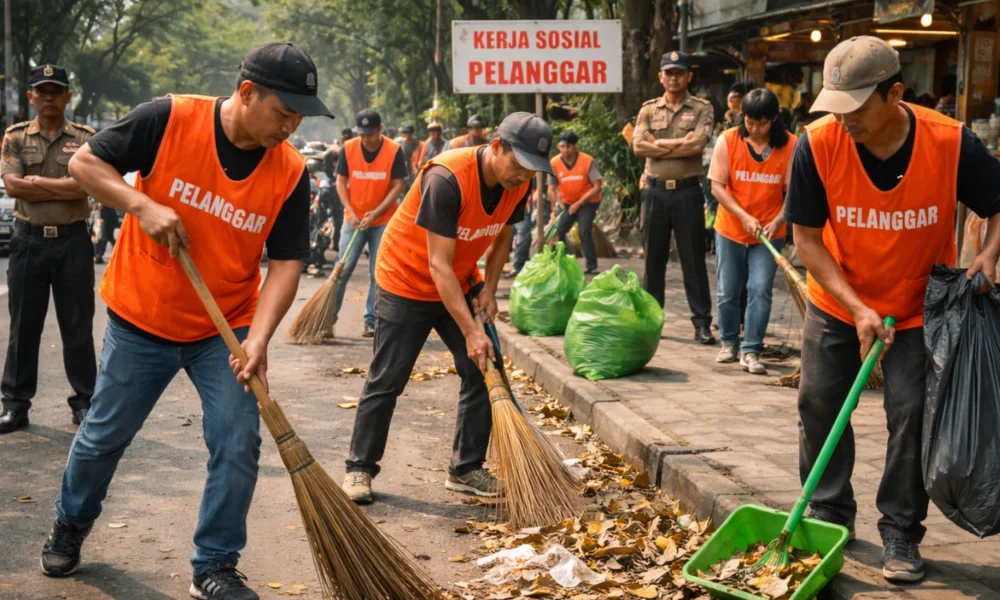 Pemerintah terbitkan kuhp baru, hukuman pidana kerja sosial mulai berlaku januari 2026