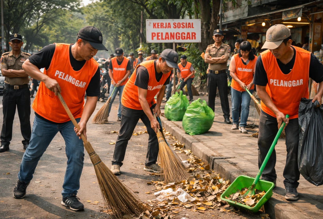 Pemerintah terbitkan kuhp baru, hukuman pidana kerja sosial mulai berlaku januari 2026