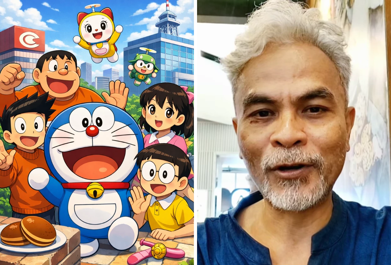 Pengisi suara suneo klarifikasi usai sebut doraemon bakal tayang di stasiun tv lain