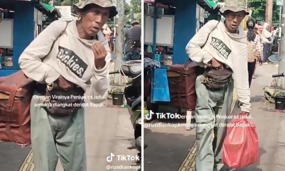 Penjual es kue yang dituduh pakai spons ngaku dianiaya oknum aparat saya ditonjok ditendang