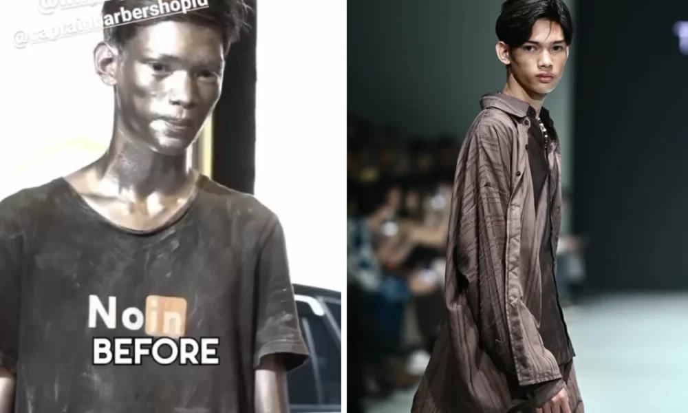 Pernah jadi manusia silver di pasar baru, mike octavian kini terjun ke dunia model