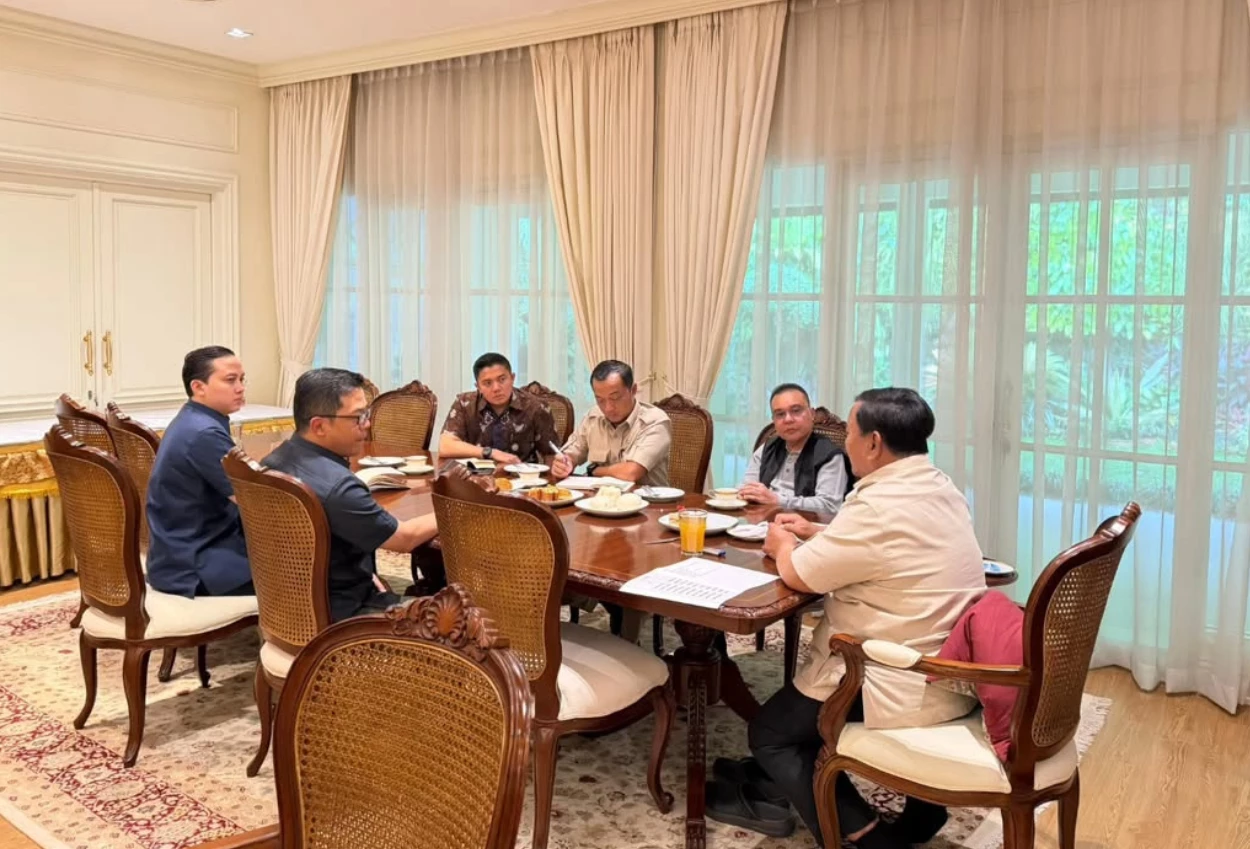 Prabowo gelar pertemuan dengan wakil ketua dpr hingga sejumlah menteri, bahas pemulihan pascabencana