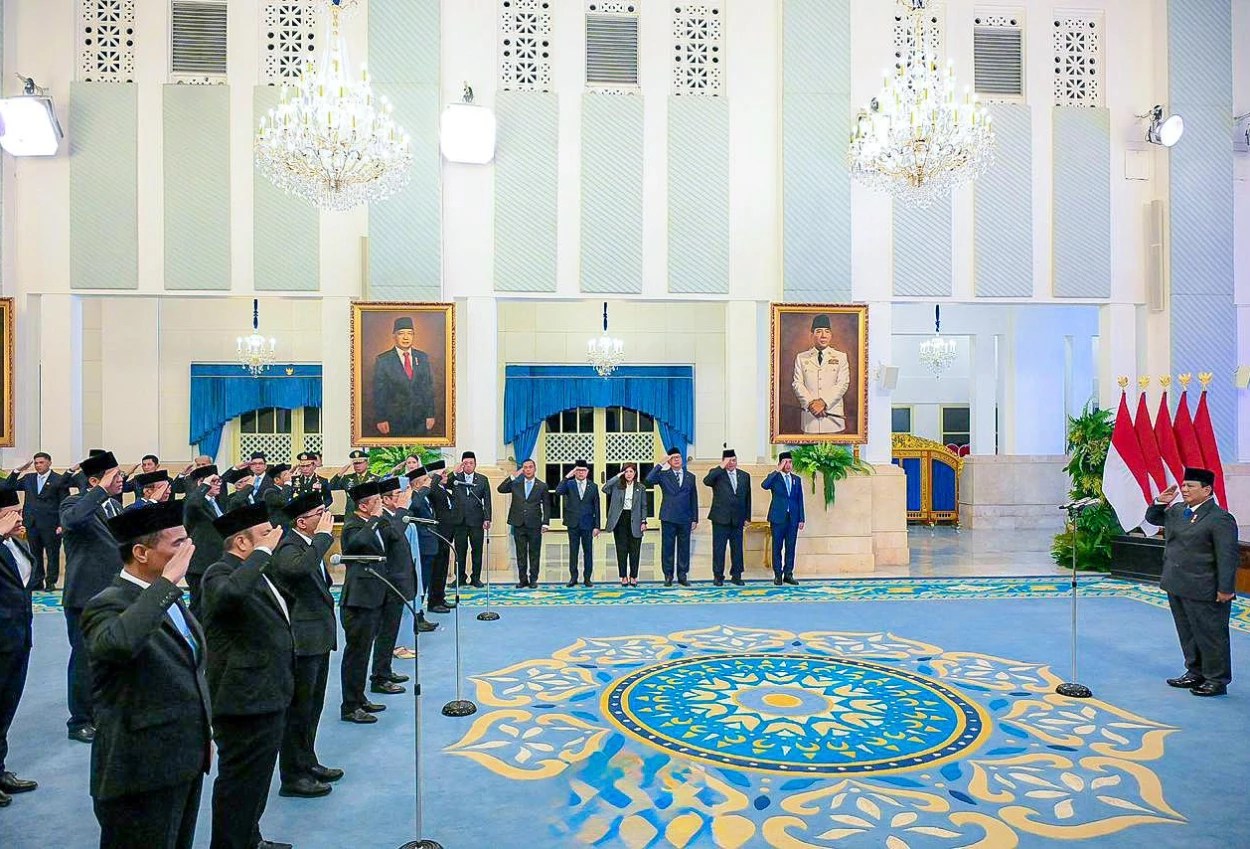Prabowo lantik 16 anggota dewan energi nasional, ada bahlil dan purbaya