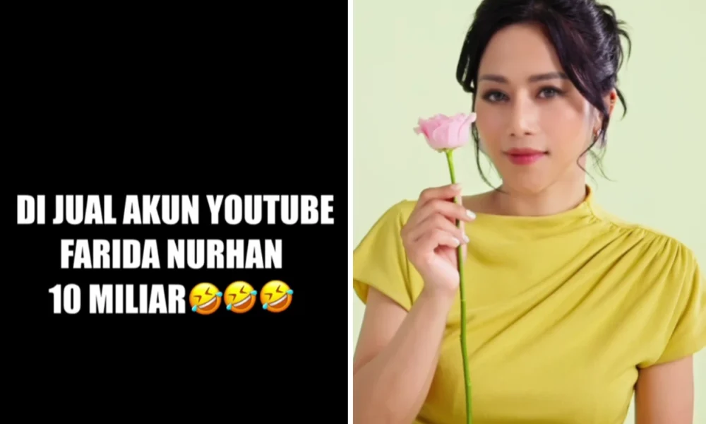 Punya 5,3 juta subscriber, farida nurhan jual akun youtube rp10 miliar!