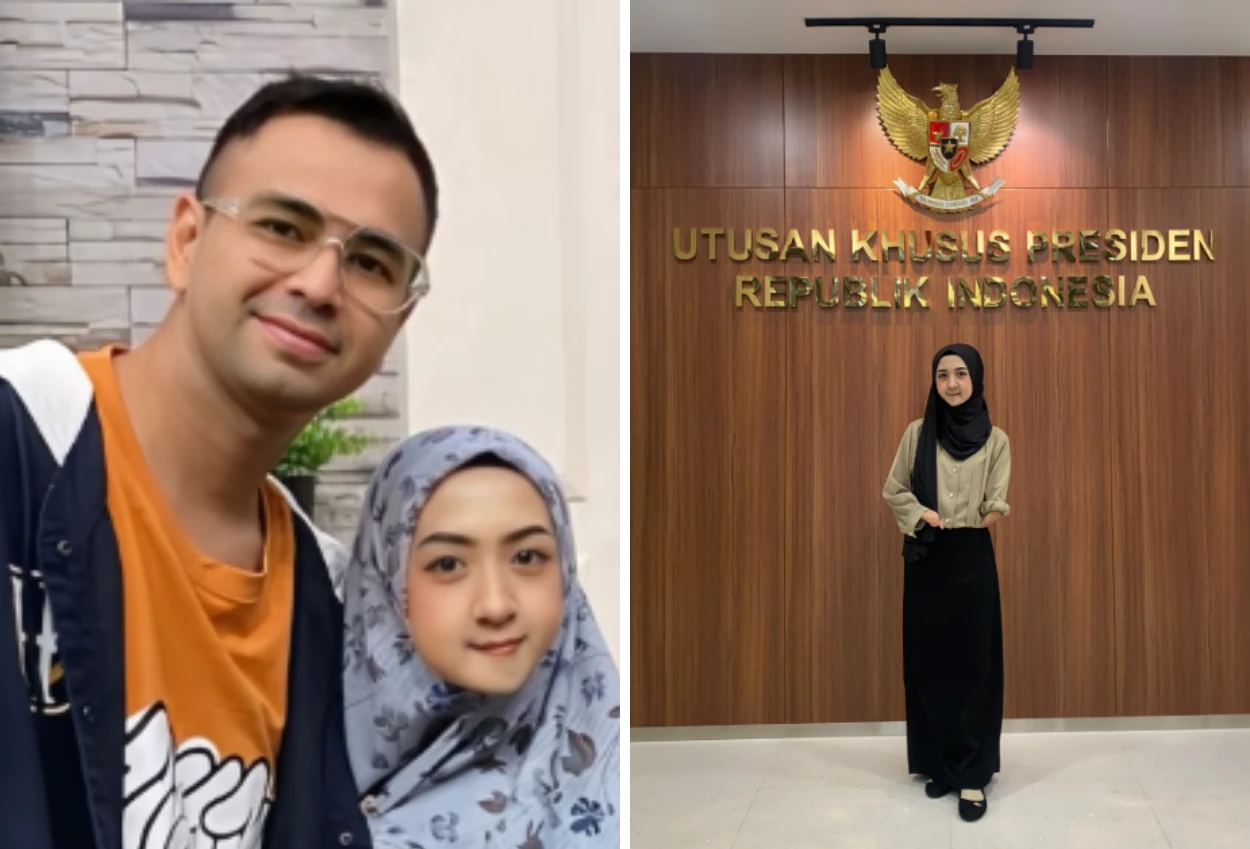 Raffi ahmad penuhi janji, angkat niatus sholihah jadi staf utusan khusus presiden