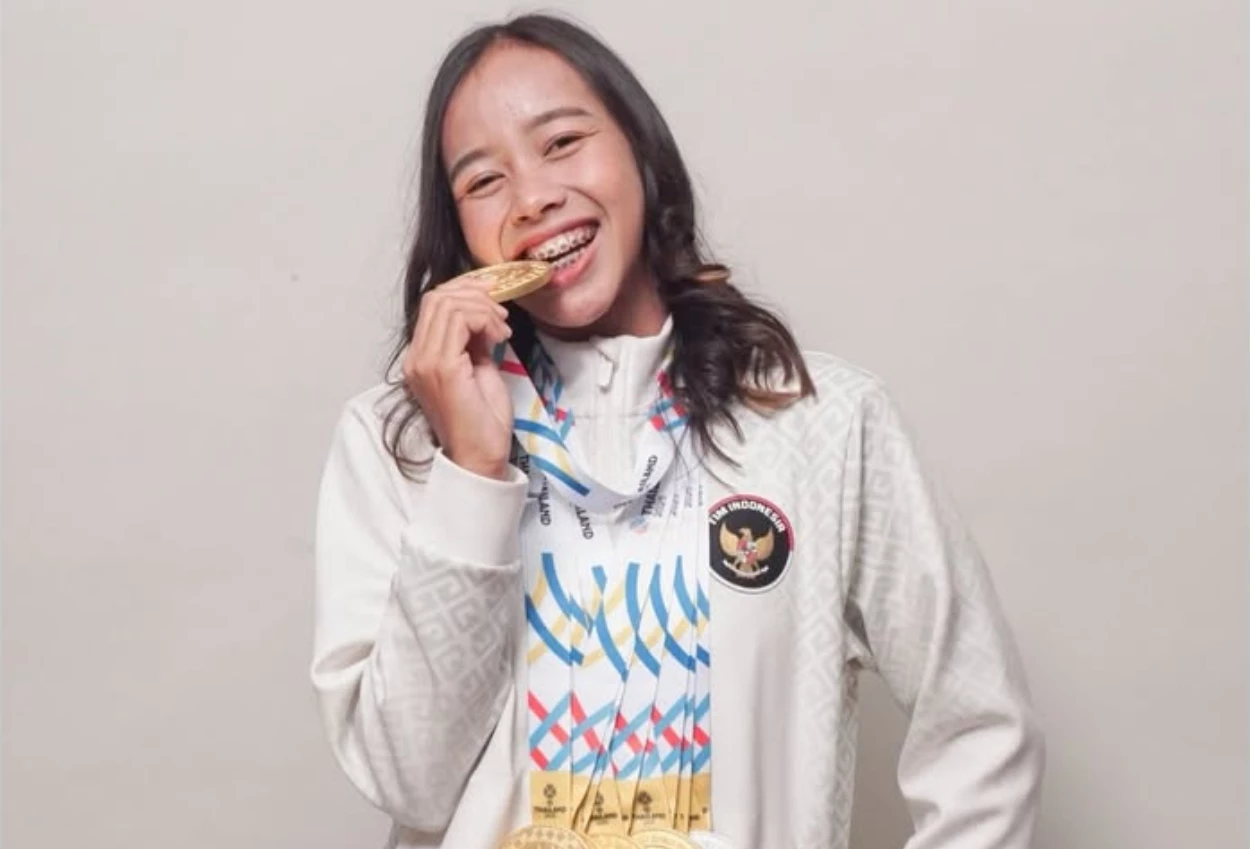 Raih 7 medali di sea games, martina ayu dapat bonus rp3,4 miliar dari pemerintah
