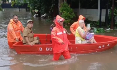 Ratusan rumah di jeruk purut terendam banjir pagi ini, aktivitas warga terganggu
