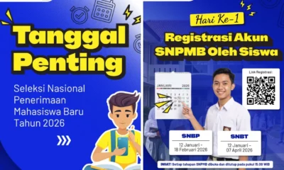 Registrasi akun snpmb 2026 resmi dibuka, simak syarat dan cara daftarnya