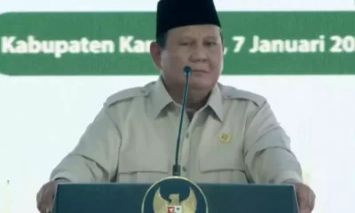 Resmi! prabowo umumkan indonesia capai swasembada pangan