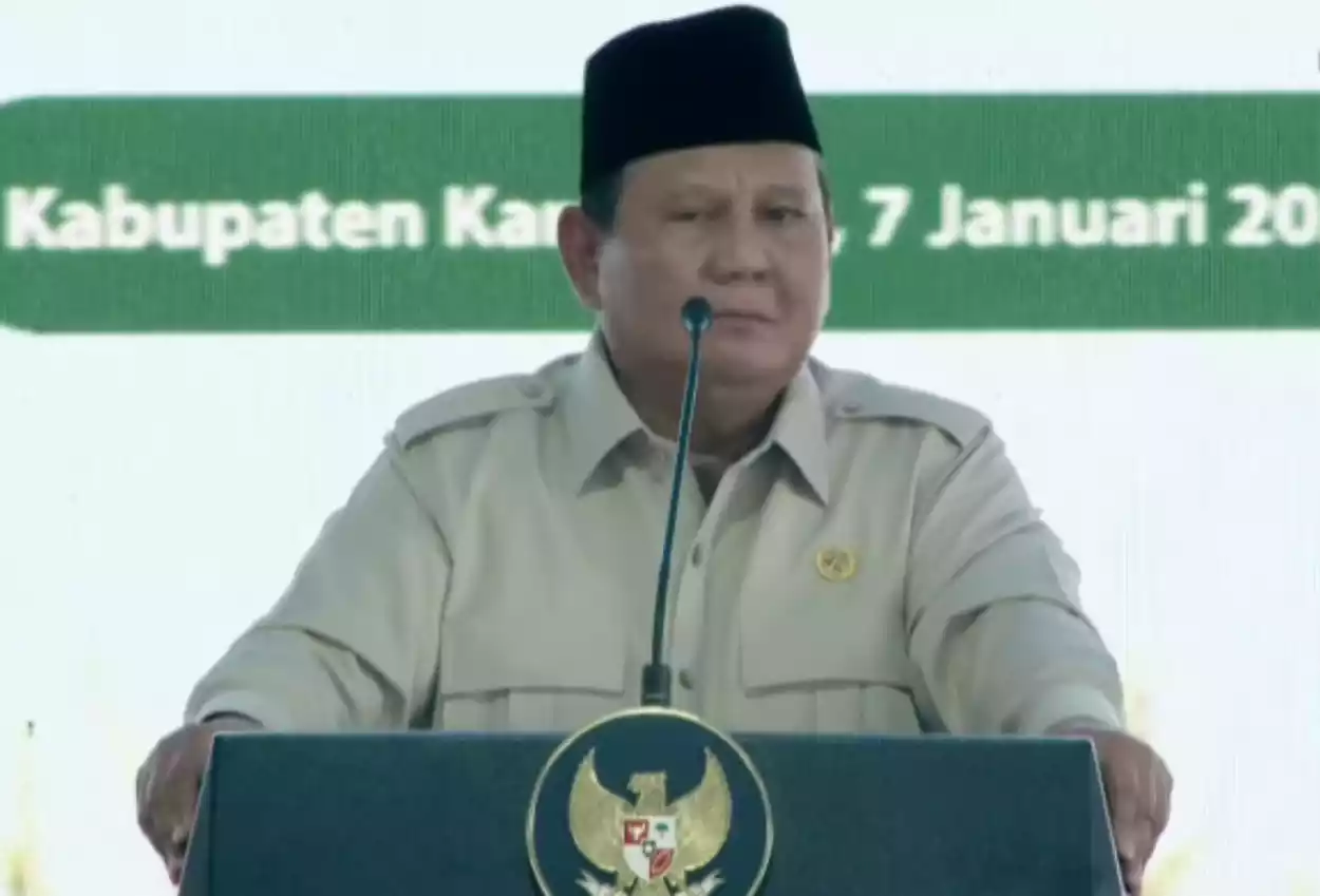 Resmi! prabowo umumkan indonesia capai swasembada pangan
