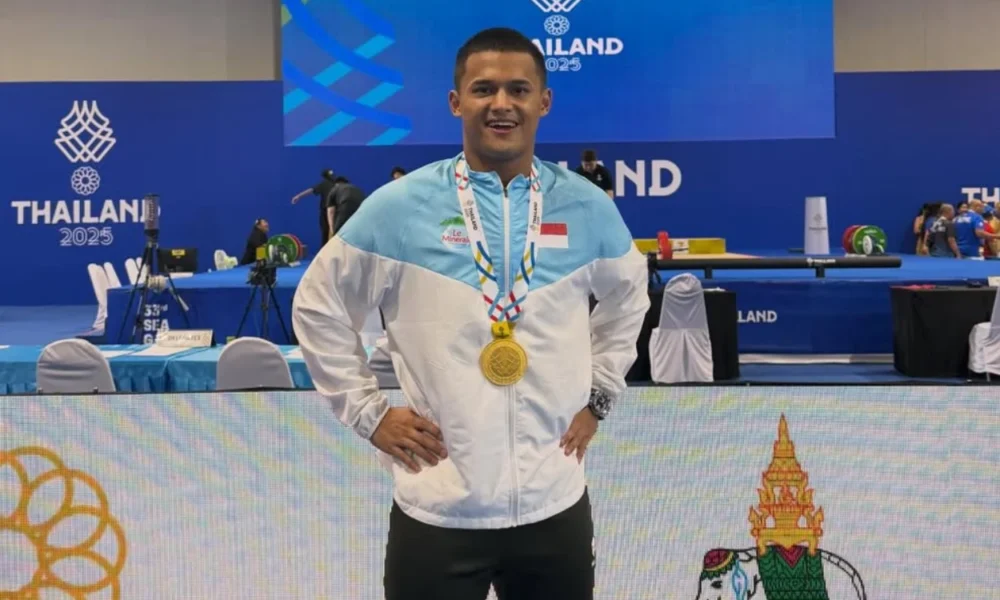 Rizki juniansyah naik pangkat 2 tingkat jadi kapten tni al usai pecahkan rekor dunia di sea games