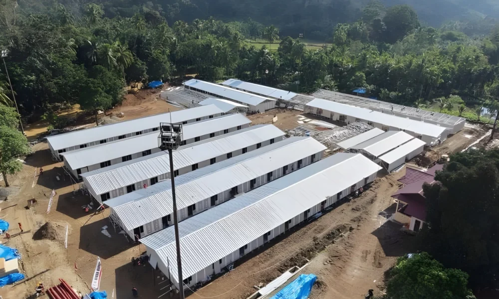 Sebanyak 200 unit hunian sementara dibangun di tapanuli selatan