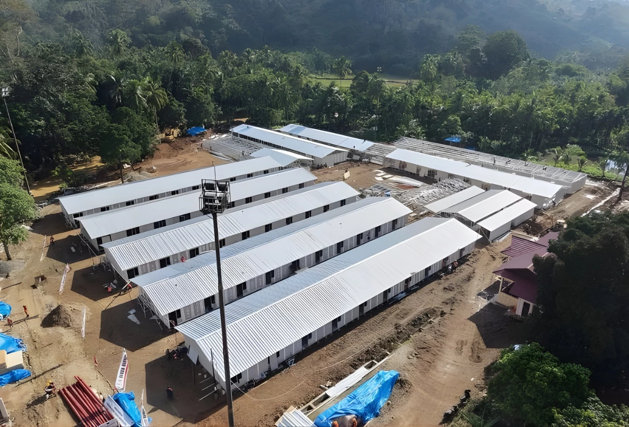 Sebanyak 200 unit hunian sementara dibangun di tapanuli selatan