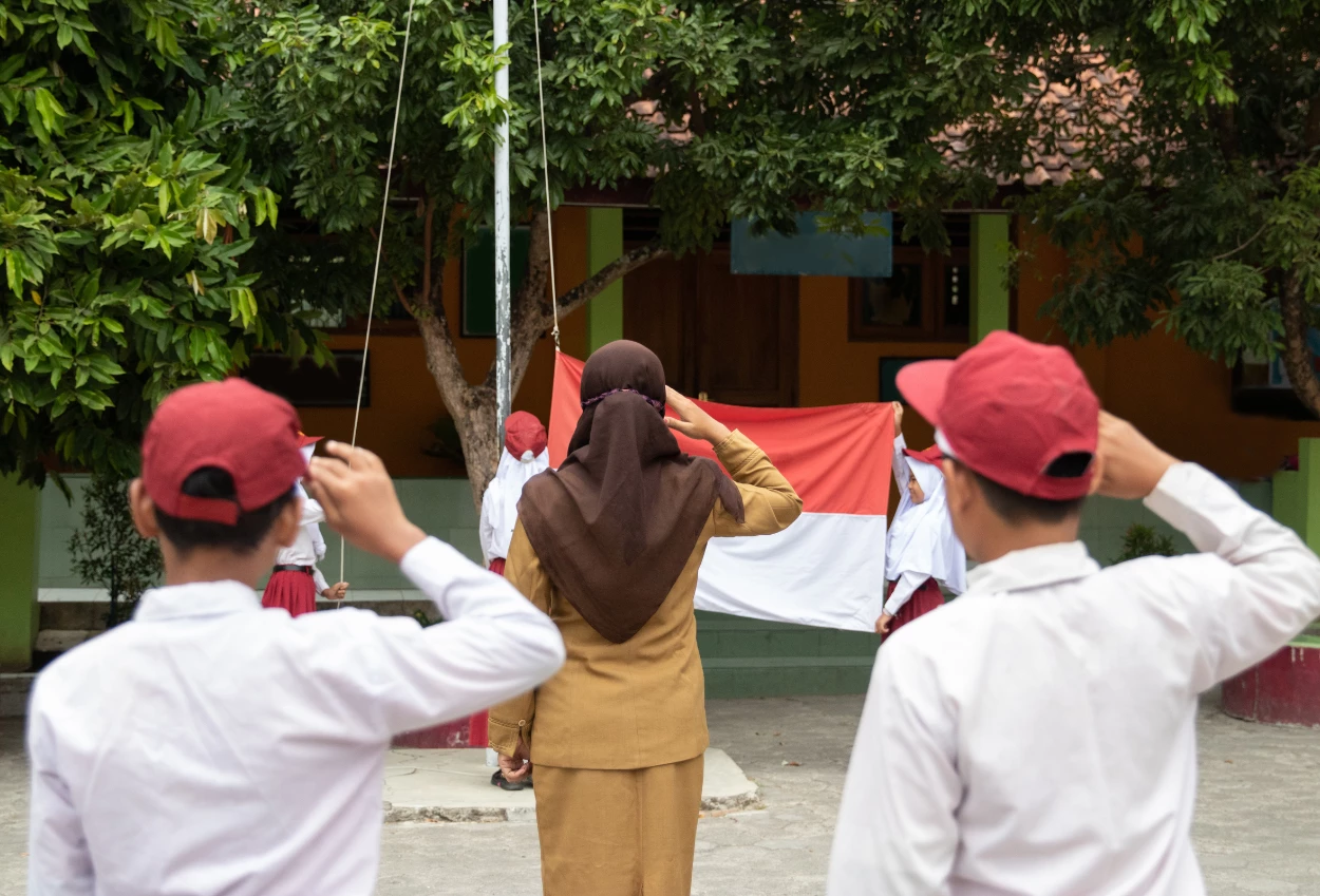 Sejarah baru! upacara bendera kini ada pembacaan ikrar pelajar indonesia