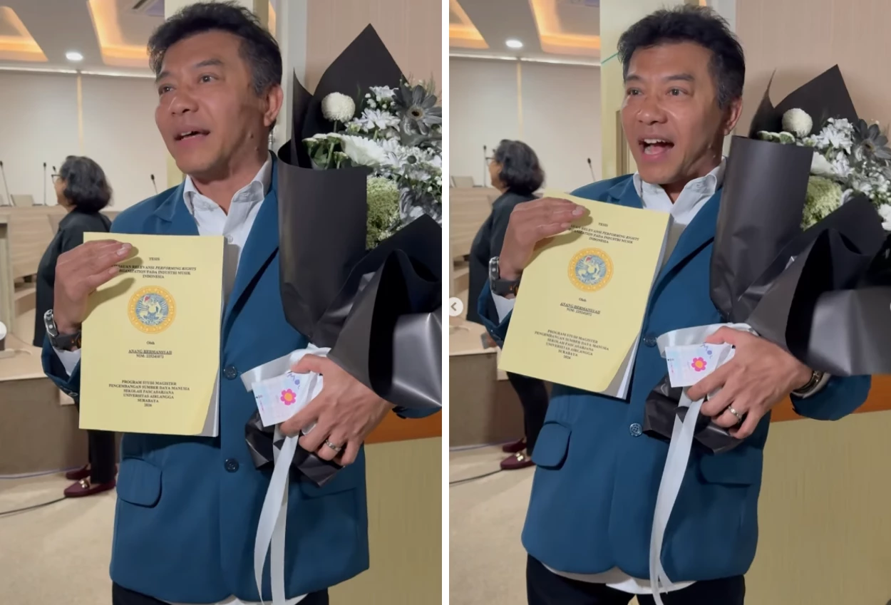 Selamat! anang hermansyah lulus s2 unair dengan nilai a