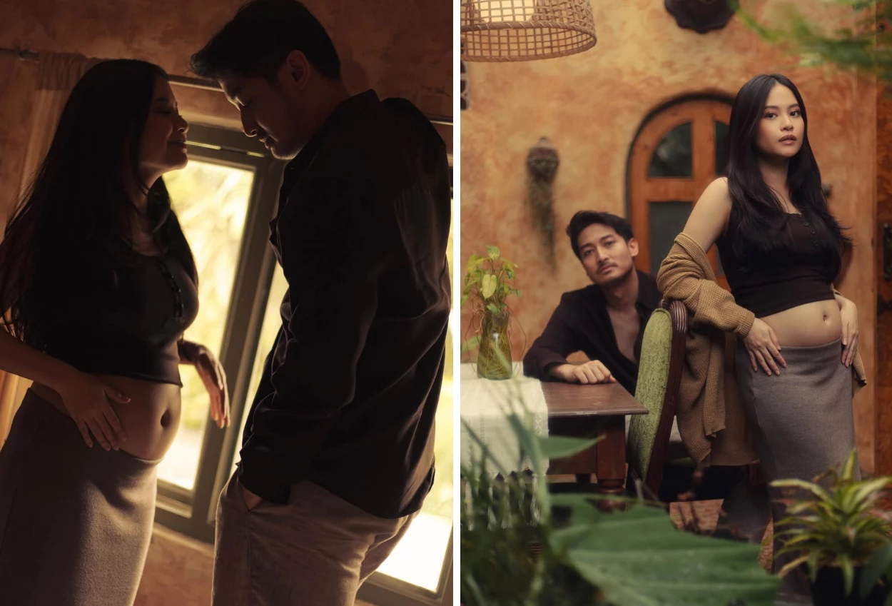 Sempat keguguran, hanggini pamer baby bump anak pertama