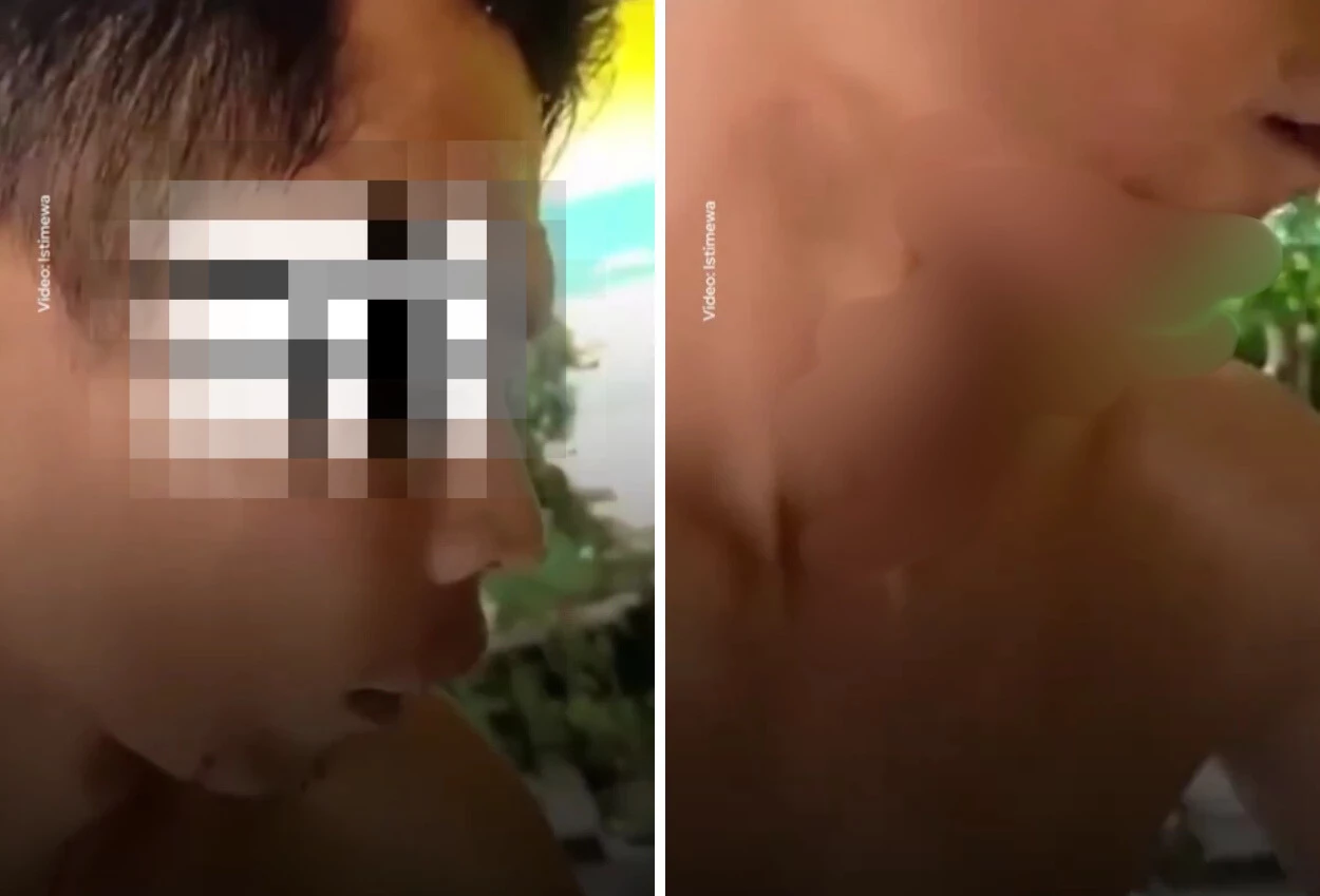 Siswa smp di luwu utara hajar satpam hingga babak belur, tak terima ditegur karena bolos (1)