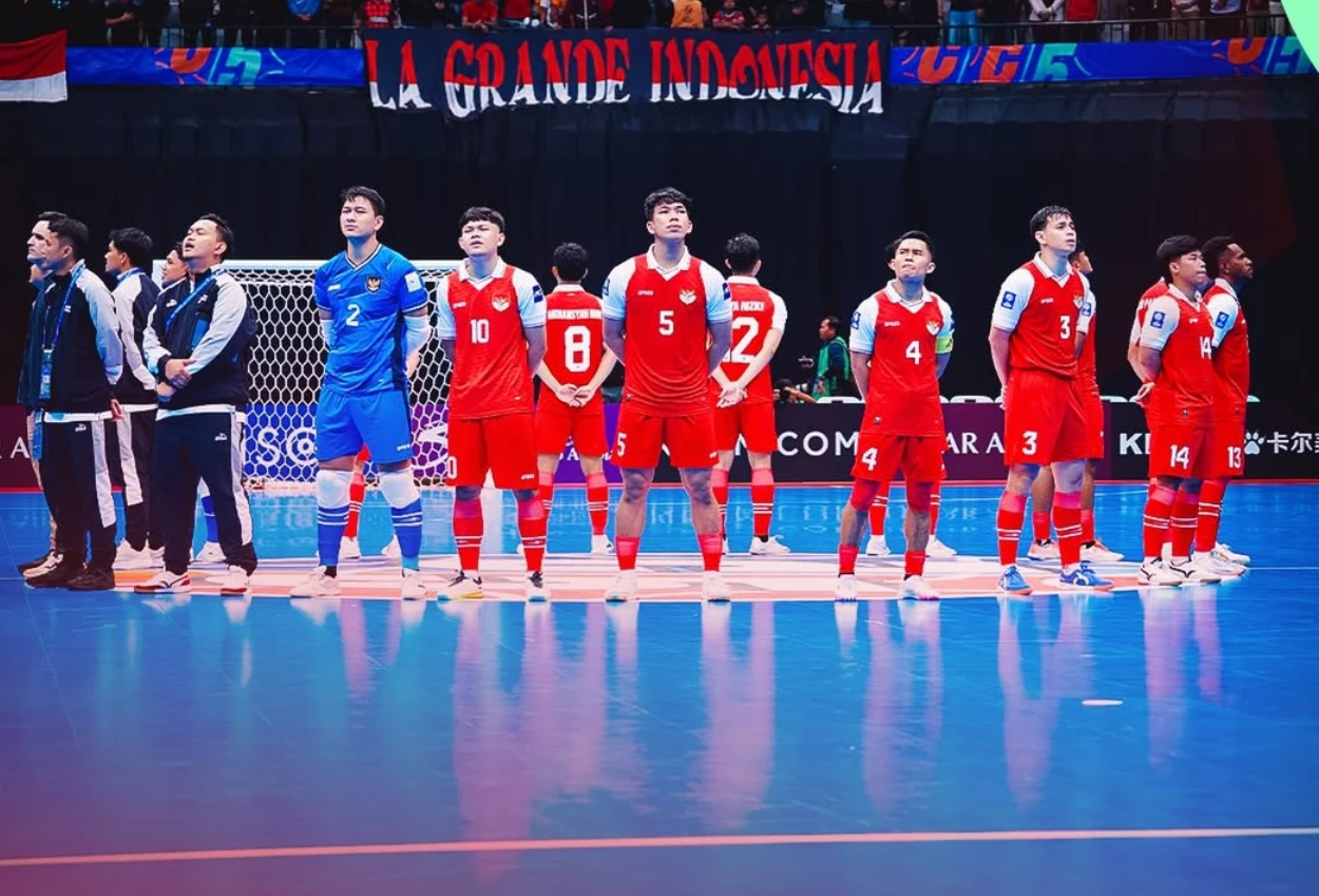 Timnas futsal indonesia vs kirgizstan 5 3 garuda muda dipastikan lolos ke perempat final