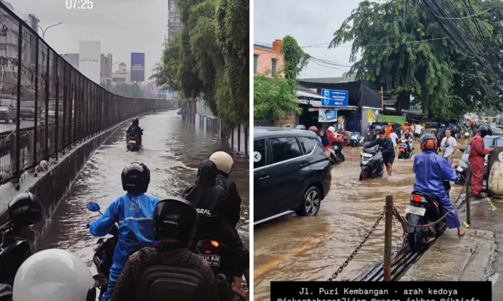 Titik banjir di jakarta jumat 23 januari pagi, ini cara pantau real time nya
