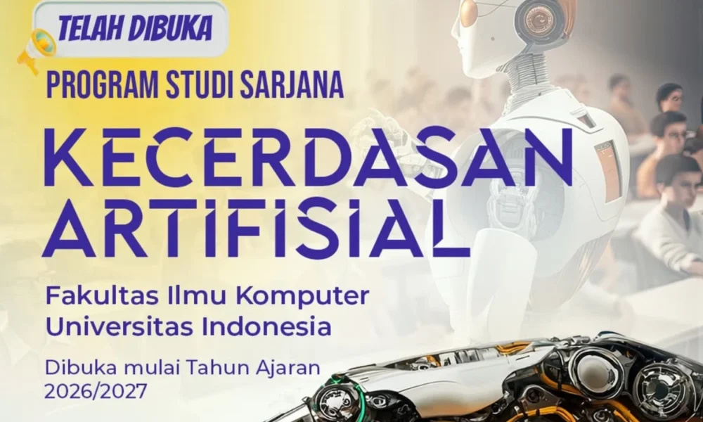 Universitas indonesia buka program studi ai mulai tahun ini