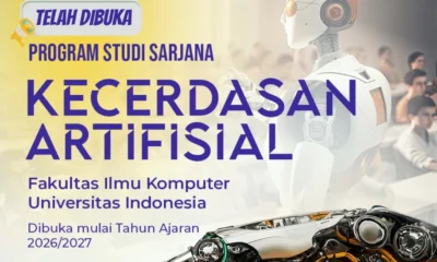 Universitas indonesia buka program studi ai mulai tahun ini
