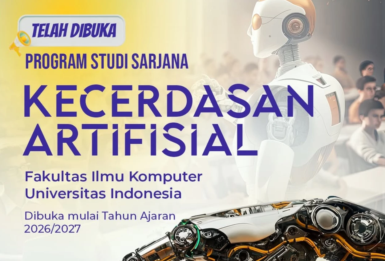 Universitas indonesia buka program studi ai mulai tahun ini