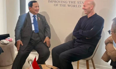 Usai bertemu zidane, prabowo mau tiap sekolah baru punya lapangan sepak bola