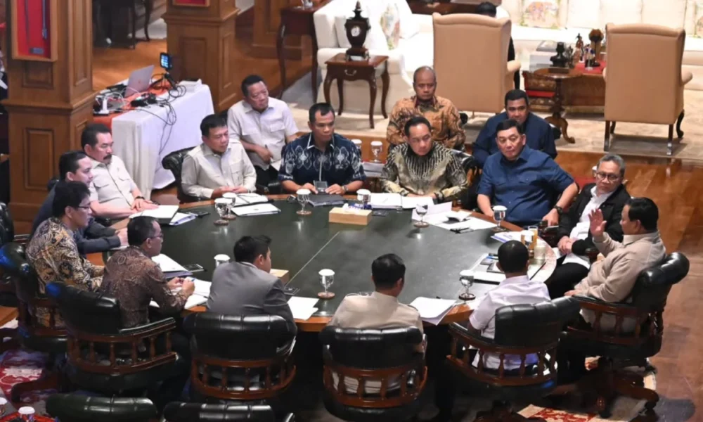 Usai lawatan, prabowo panggil bahlil hingga purbaya ke hambalang