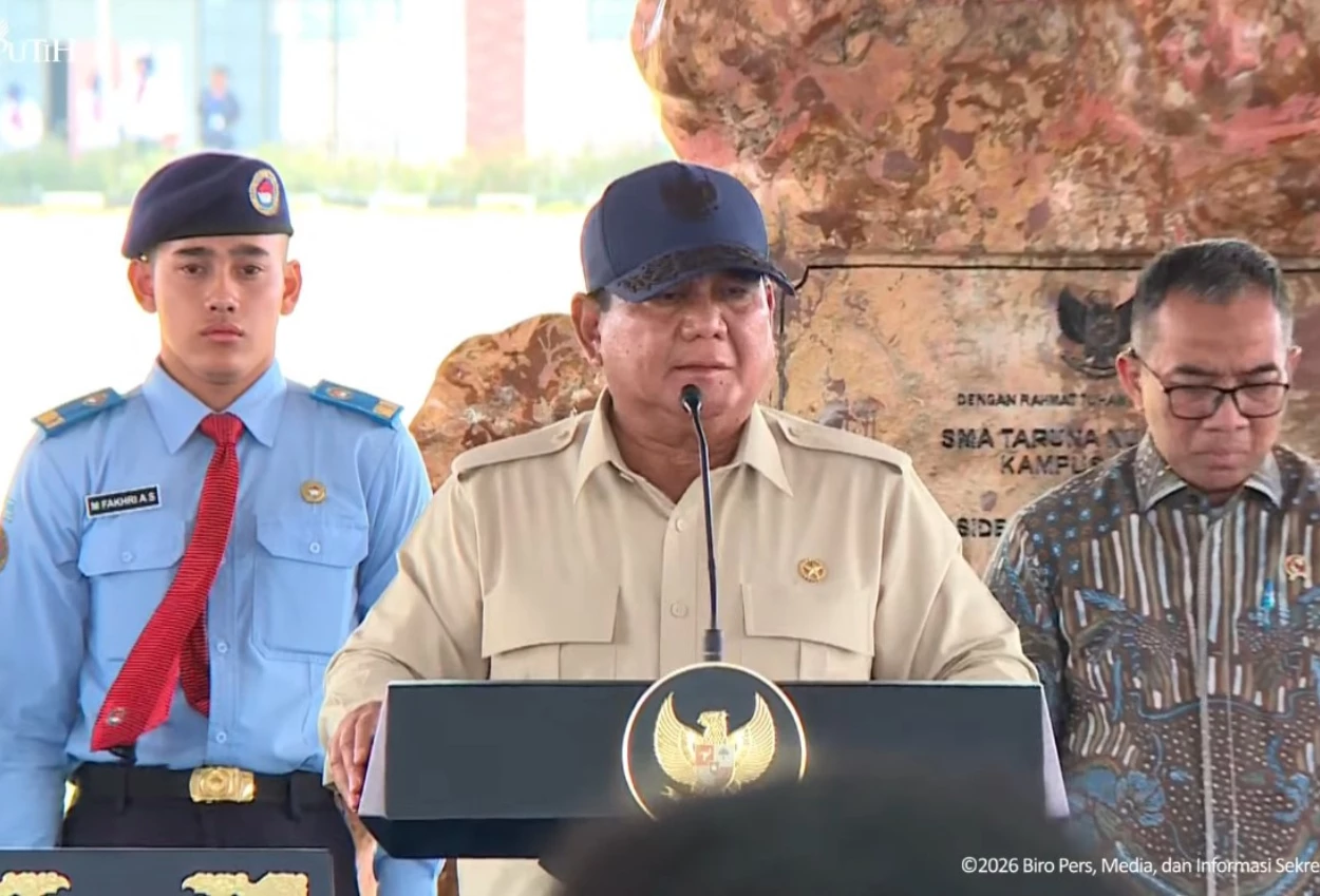 Usai lawatan ke ikn, prabowo langsung resmikan sma taruna nusantara kampus malang