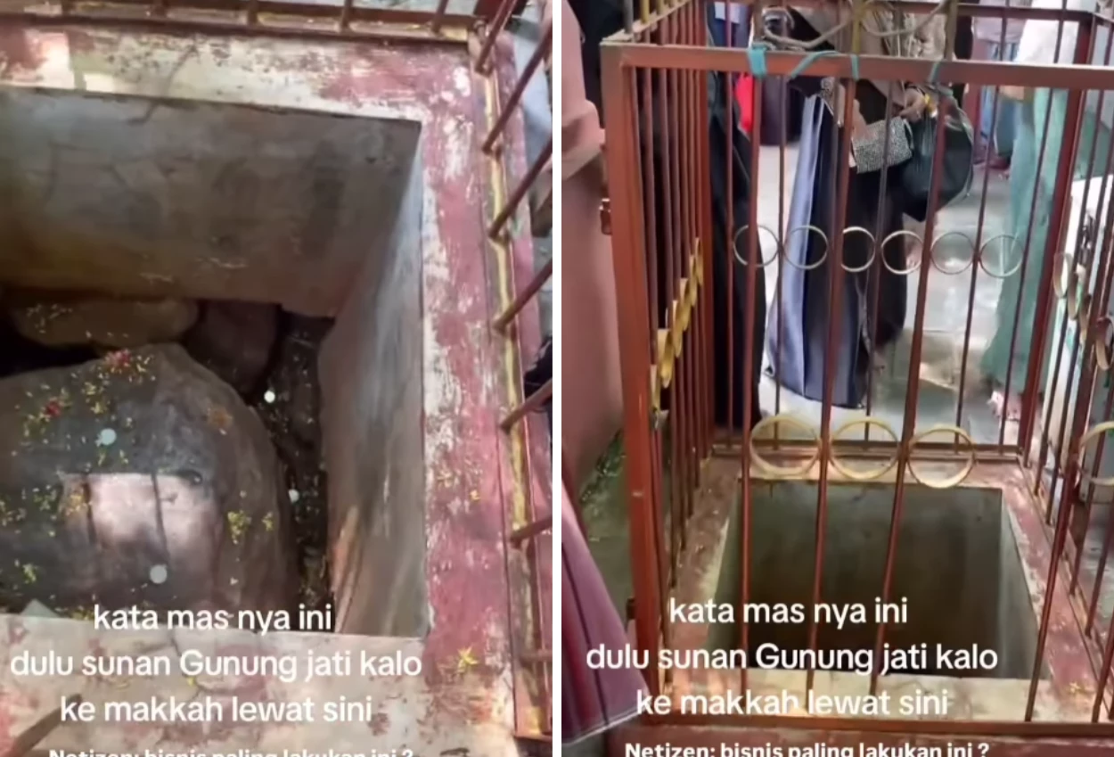 Viral! ada lubang jalan ke makkah di makam gunung jati, ini kata juru kunci