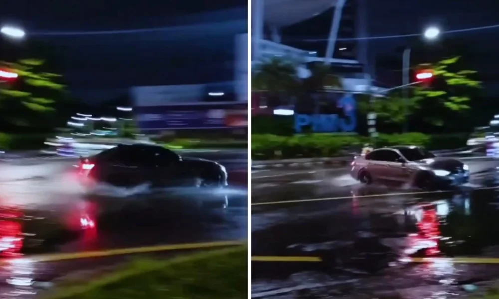 Viral aksi drifting di persimpangan pondok indah, polisi turun tangan