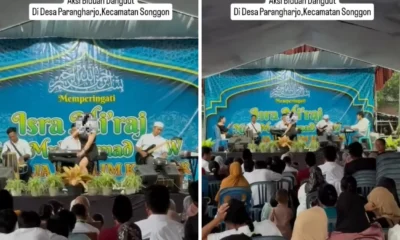 Viral! biduan joget saat perayaan isra miraj di banywangi, panitia acara minta maaf