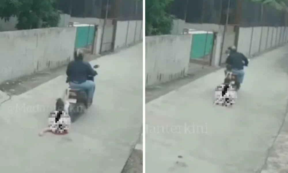 Viral! bocah sd di medan terseret motor ratusan meter demi pertahankan hp nya dari jambret