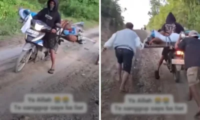 Viral! jenazah di sulteng diangkut naik motor lewat jalan rusak, ini kata dinkes