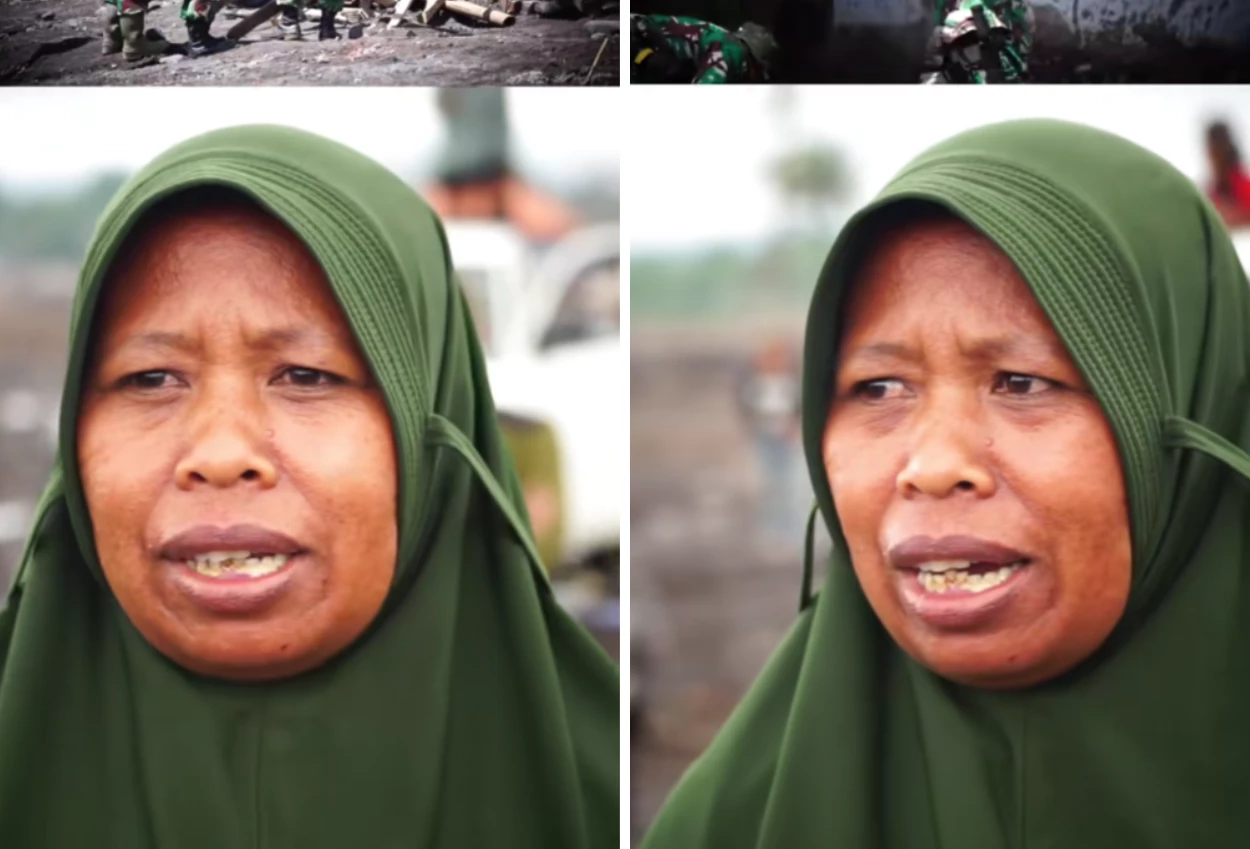 Viral kisah ibu ibu di lumajang curhat hidup di zona erupsi, minta gunung semeru dipindah